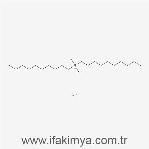 Didesil Dimetil Amonyum Klorür – yüzey dezenfektanları, hijyen ürünleri ve endüstriyel temizlik formülasyonlarında kullanılan katyonik aktif bileşik.