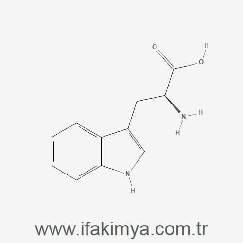 Beyaz kristal toz formda L-triptofan amino asit hammaddesi