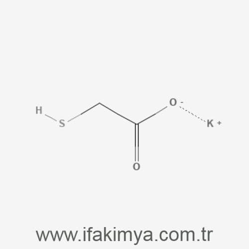 Potasyum tiyoglikolat, tüy dökücü ve saç şekillendirici ürünlerde keratin bağlarını çözen güçlü bir sülfür bazlı kimyasal bileşiktir.
